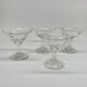 Set of 4 old Champagne Glasses, 1940s