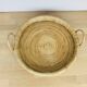 Vintage rattan serving tray, 1960s