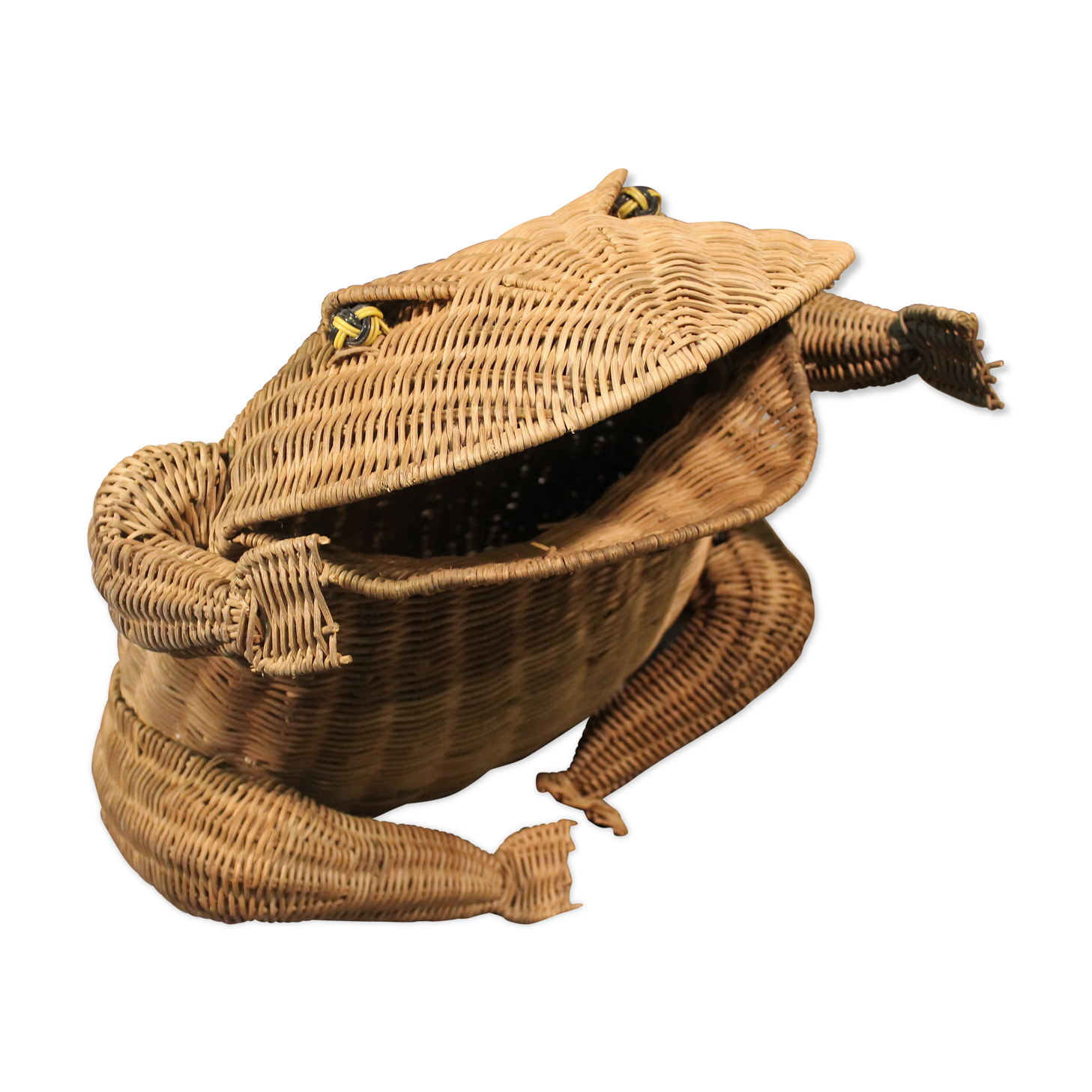 "Grenouille" magazine rack Olivier Cajan 1970s