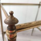 Mid-Century brass side table