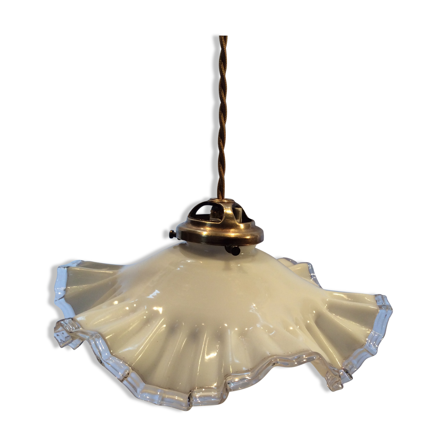 Hanging in opaline vintage