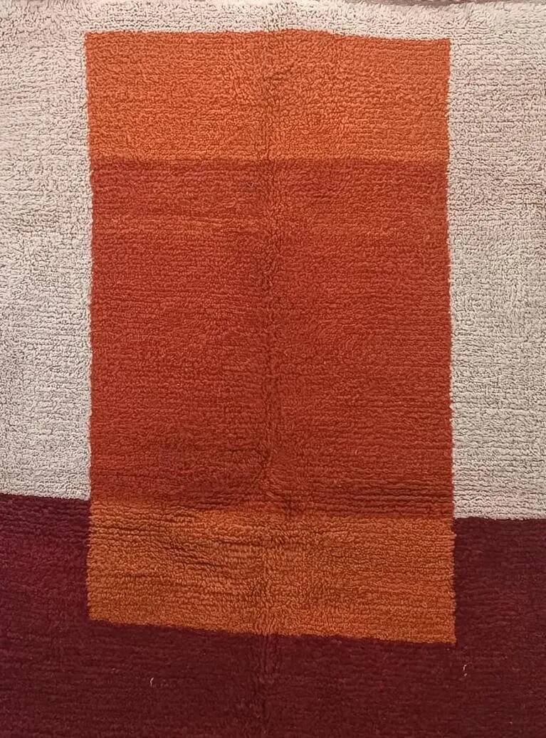 Handmade Moroccan rug in wool 3 x 2 m