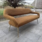 Three-seater sofa attributed to gastone rinaldi for rima italy 1950s