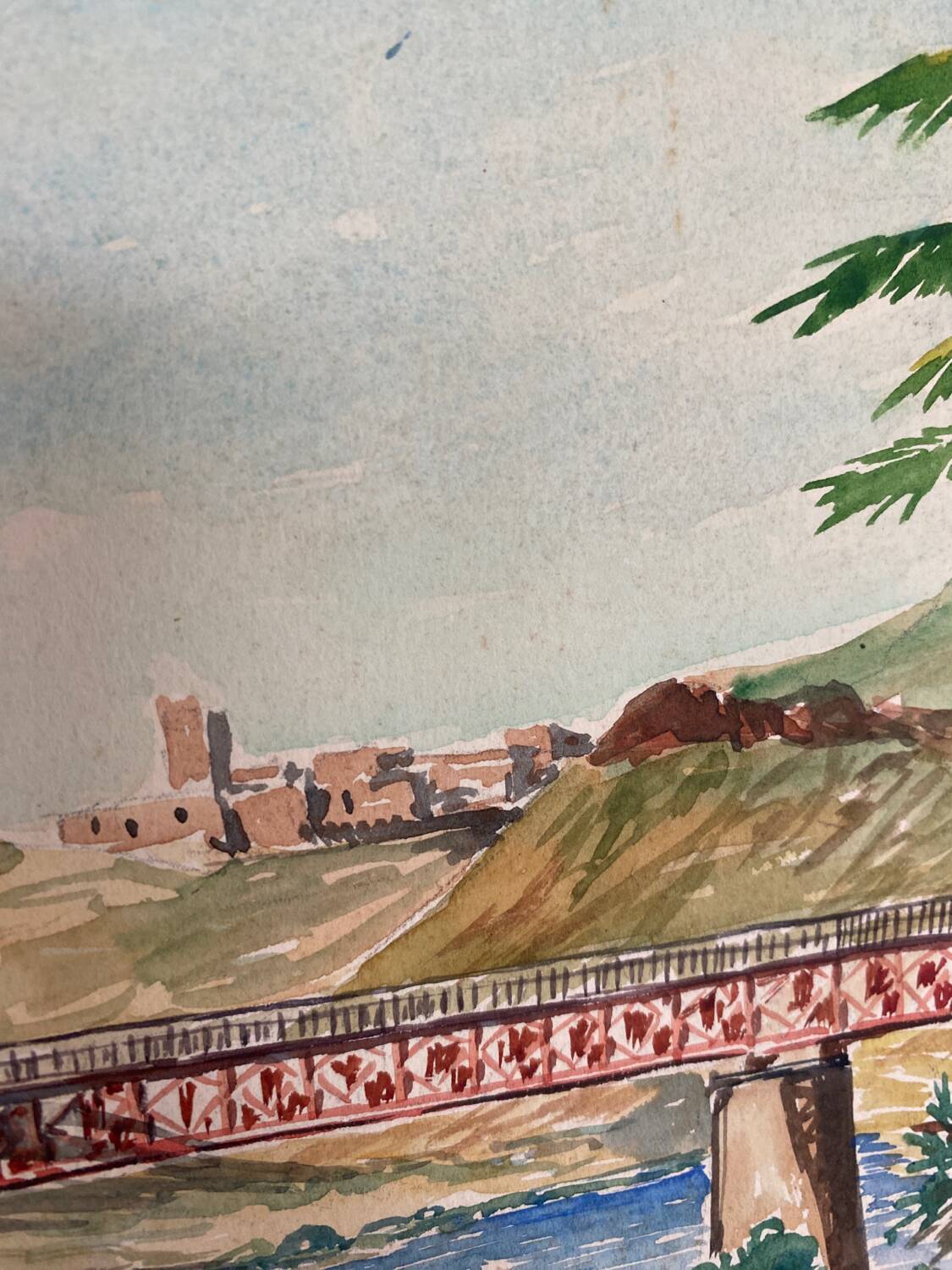 Watercolor Morocco 1948