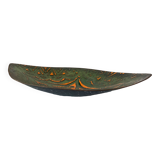 Vintage leaf cup 70' enamelled metal