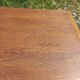Vintage oak commode with tapered legs from the 1950s.