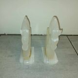 Pair of Onyx Horse Bookends