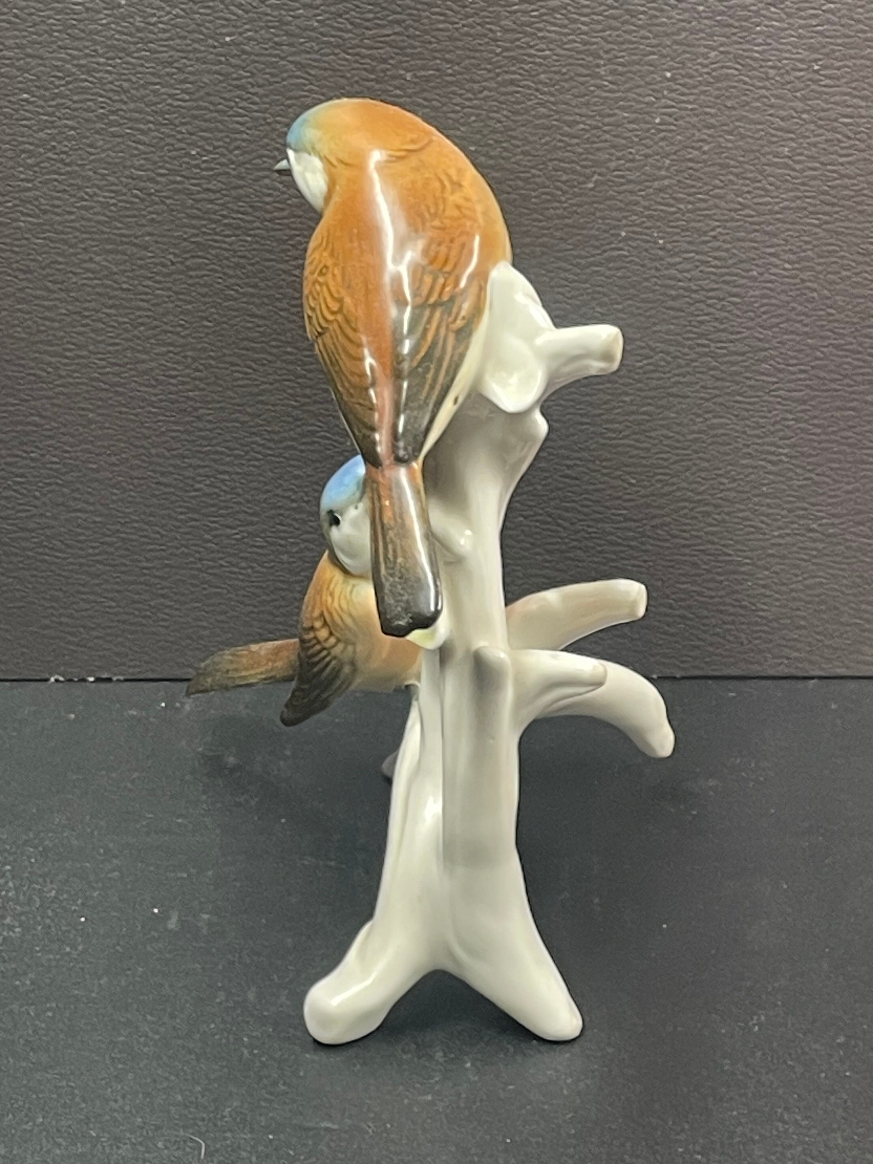 Saxon porcelain bird Karl Ens