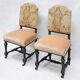 Aubusson tapestry chairs, Monsieur & Madame