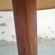 Ceramic lamp and teak by Krosselbach 1970