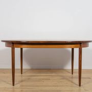 Mid-Century Oval Teak Extending Dining Table from G-Plan, United Kingdom, 1960s