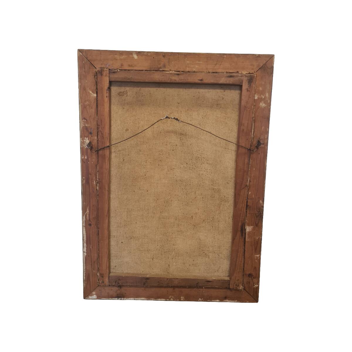 Dutch oil painting by J. Greeve Groothoofd In Dordrecht, early 1900s