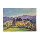 Old oil on wooden panel