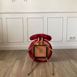 Red fur chair