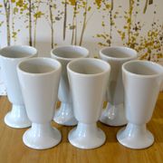Suite of six mazagrans tradition, made in france, vintage