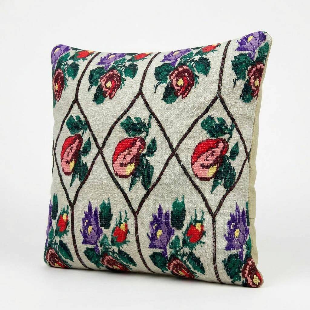 Vintage kilim cushion cover 48x48 cm