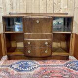 1950s English Walnut Bar