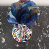 Ancient Murano vase in aventurine and murrina polychrome Italy circa 1940