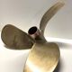 Antique Marine Three-Blade Boat Propeller Solid Bronze Early 1900s