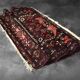 Vintage handwoven Hamadan oriental rug, Middle East, 1960s.