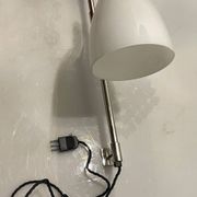 Large Opaline Glass Chrome Sconces Set of 2