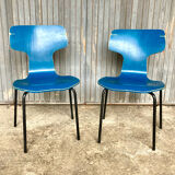 Set of 2 children's chairs by Arne Jacobsen for Fritz Hansen