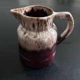Flamed brown beige pitcher