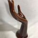 Old hand ceramic brown