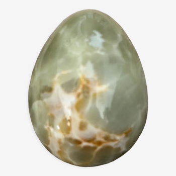 Vintage decorative egg in hand-polished opal Madagascar