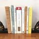 Serre-livres chiens en laiton