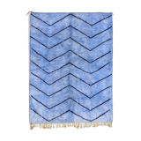 Modern Moroccan carpet blue