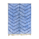 Modern Moroccan carpet blue