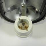 Glass and Bakelite wall light from the 1950s.