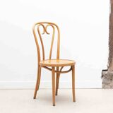 Thonet style heart bistro chair in beech