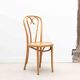 Thonet style heart bistro chair in beech
