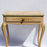 Pair of Louis XV style beside tables painted 50s