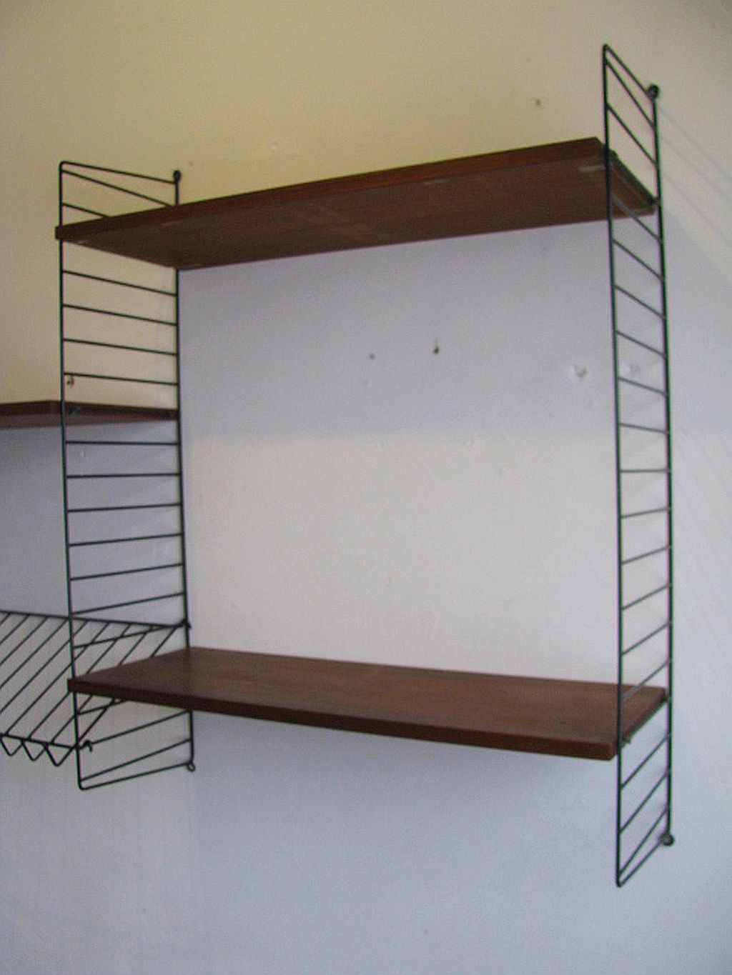 Wall shelves by Nils Nisse String System, Sweden 1960/70