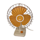 Ventilateur vintage de table Moulinex orange 1970