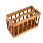 Wooden magazine holder - vintage