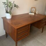 Danish Falster Teak Desk by Svend Madsen, 1960s