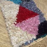 Small Moroccan rug - Vintage Art Deco rug - The Moroccan rug