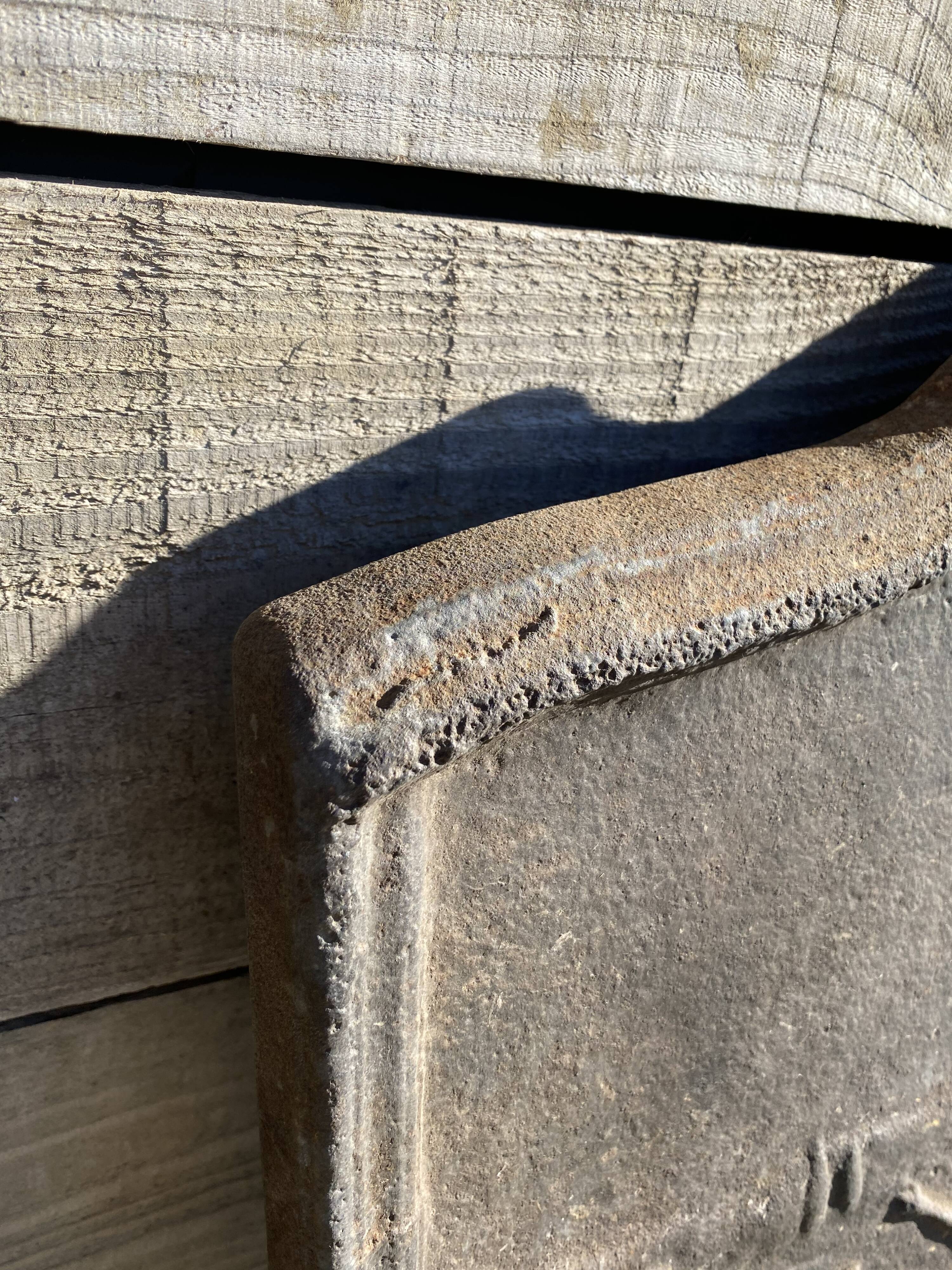 Fireplace plate Camargue Arlesian