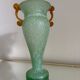 Vase amphore verre de Murano Scavo vintage