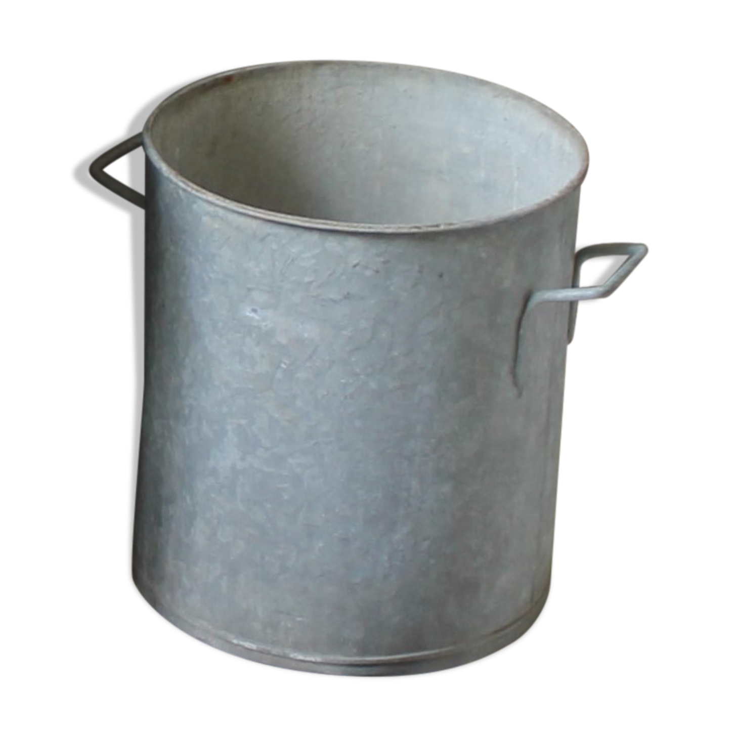 Vintage zinc 'boiler' basin