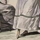 Gravure de mode, les Parisiennes , datée 1828