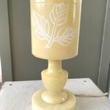 Small vintage alabaster floor lamp