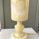 Small vintage alabaster floor lamp