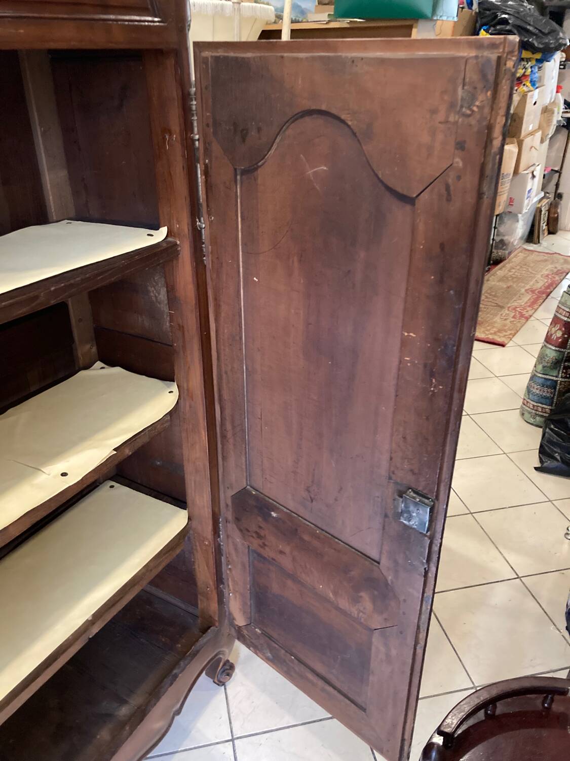 Two-door wardrobe
