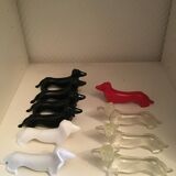 10 basset hound knife holders