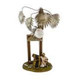 Antique lamp| Vienna Bronze - Franz Bergmann | style | Arab Oriental Landscape 30s